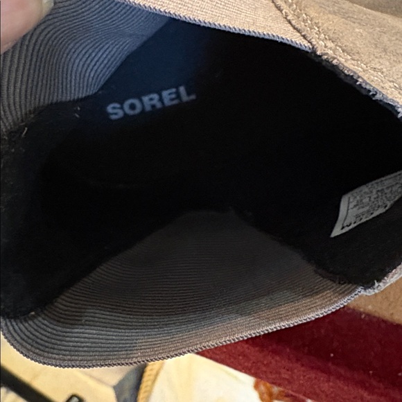 ☑️ Sorel Gray Ankle Thick rubber sole side elastic stretch on Booties - Picture 10 of 11